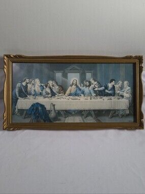 The Last Supper Framed Print Vintage Zabateri